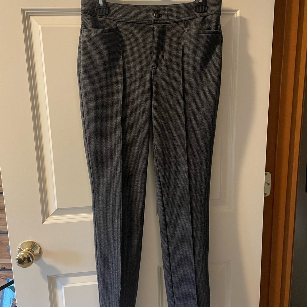 Simply Vera Vera Wang Charcoal Houndstooth Pants